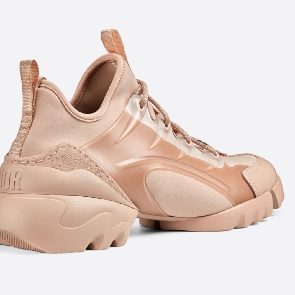 Dior D-CONNECT SNEAKER Nude Technical Fabric. Classic Dior design. - Picture 5 of 12